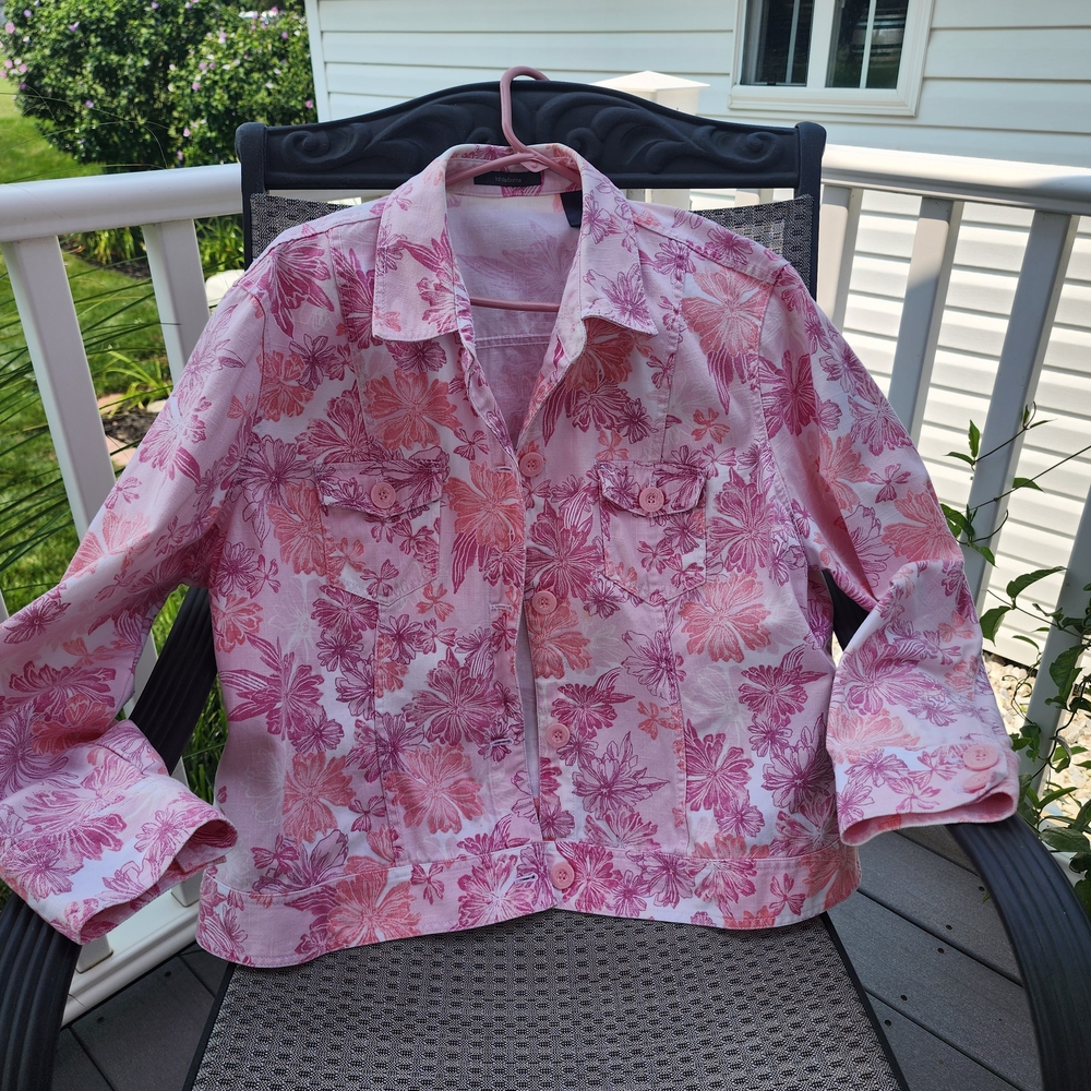 Floral Pink Women's Jacket